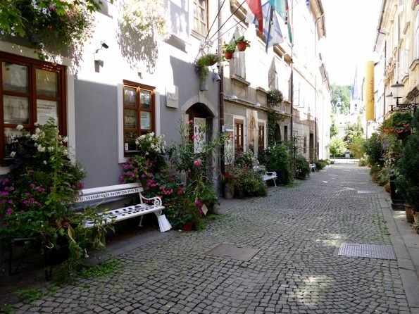 Une ruelle de Ljubljana
